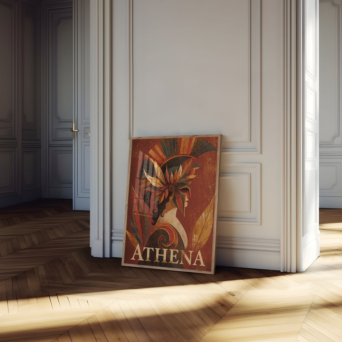 Athena griechische Göttin Poster