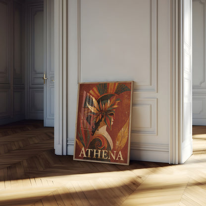 Athena griechische Göttin Poster