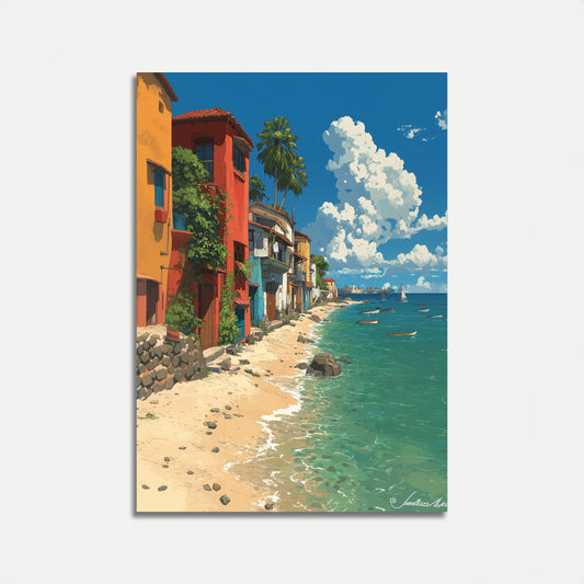 Coastal Mediterranean Dream Poster