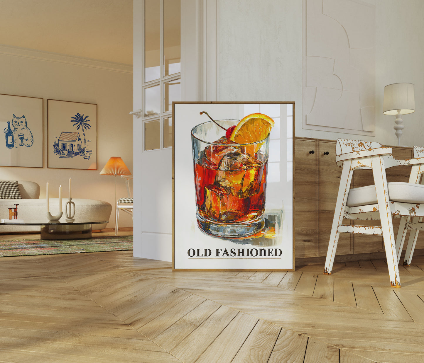 Poster del Cocktail Old Fashioned Classico