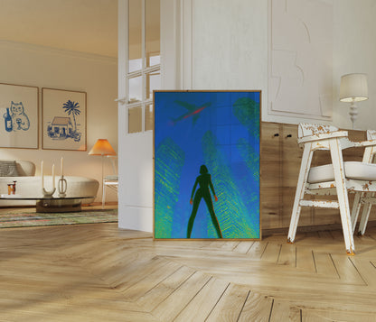 Digital Woman in Cybercity Poster
