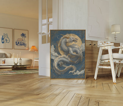 Celestial Dragon Harmony Poster