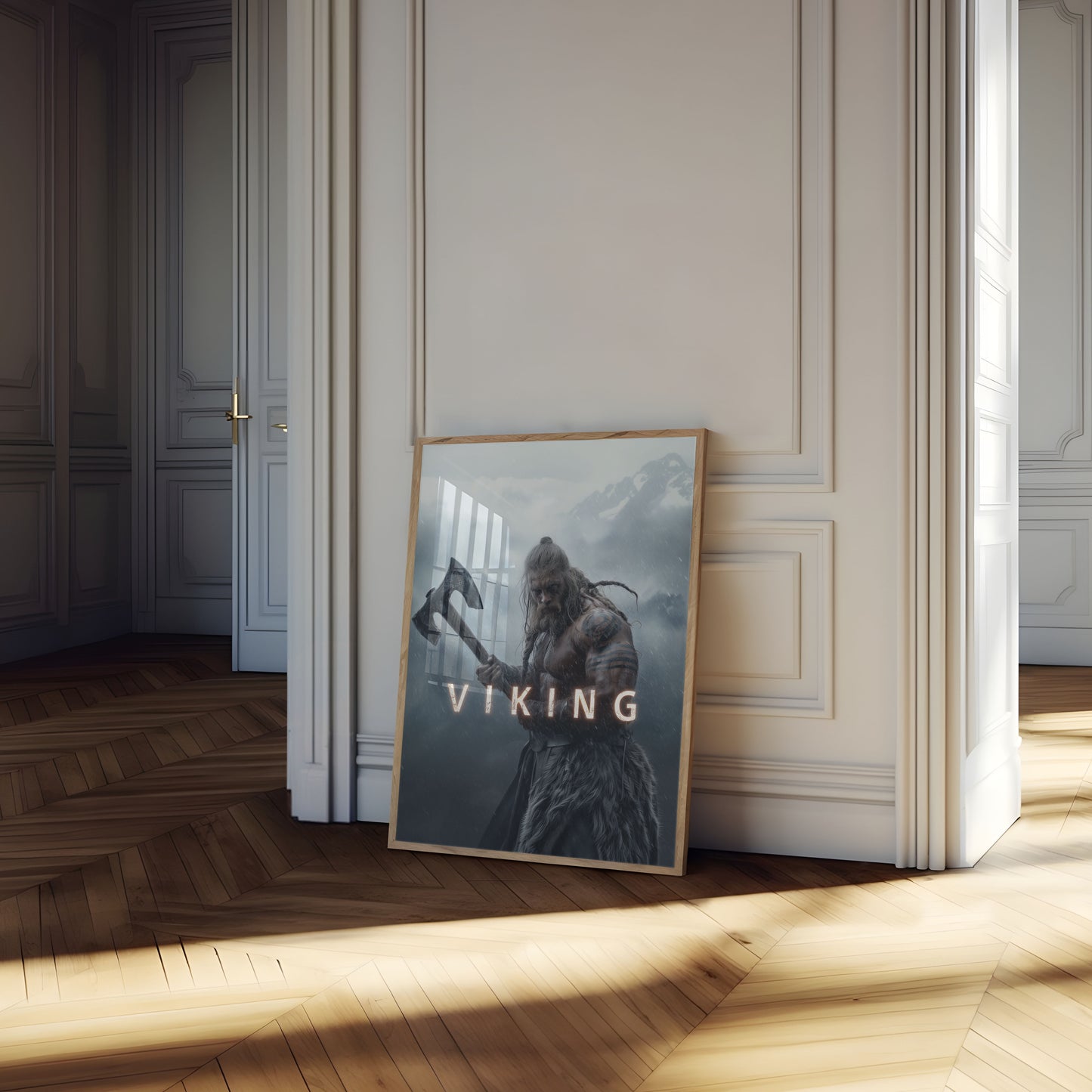 Fierce Norse Warrior Poster