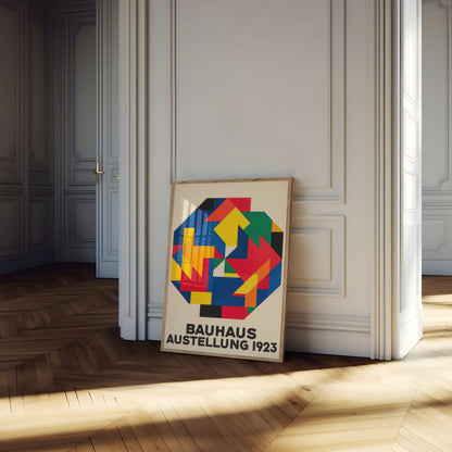 Cartel de la Exposición de la Bauhaus de 1923