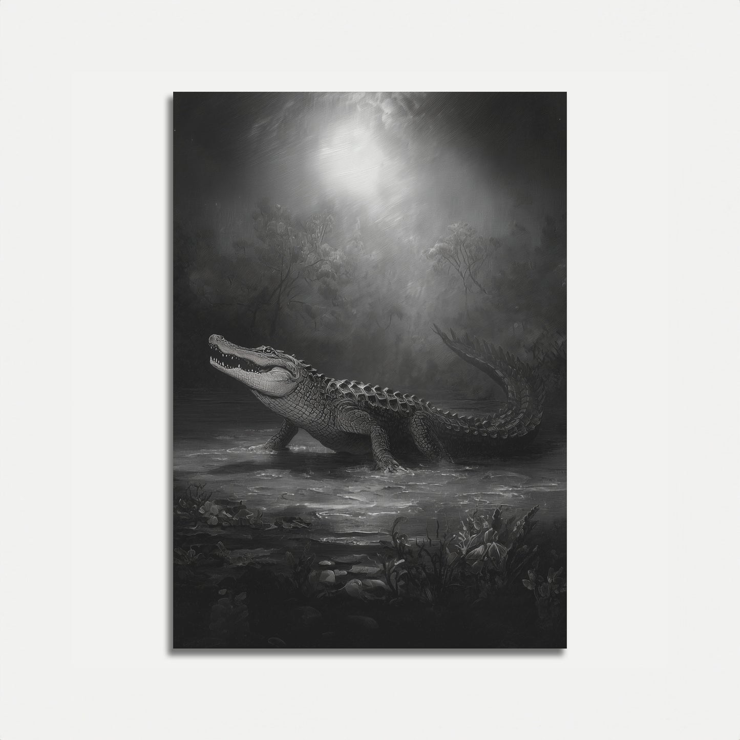 Póster de Depredador del Pantano Sombrío