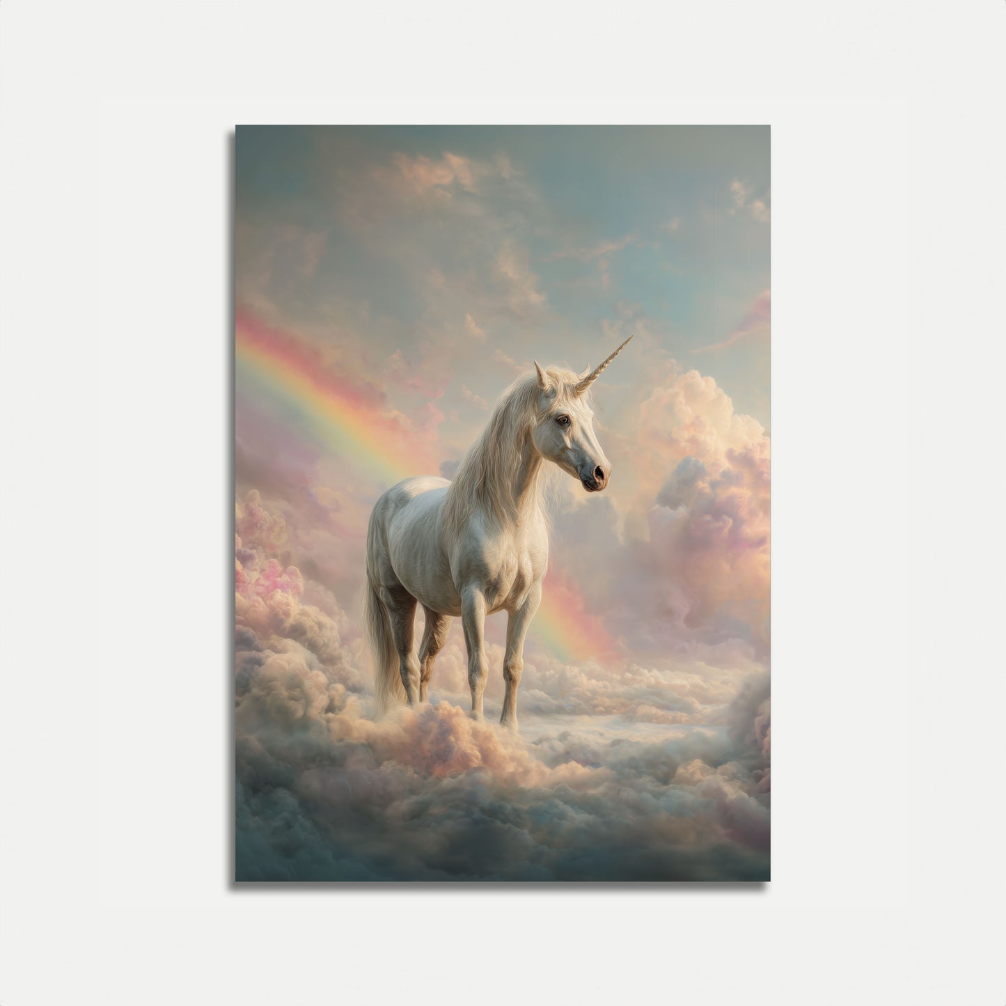Mystisk Enhjørning Regnbue Plakat