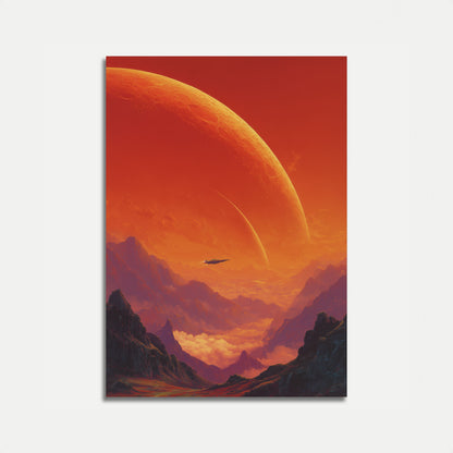 Alien Planet Sci-Fi Adventure Poster