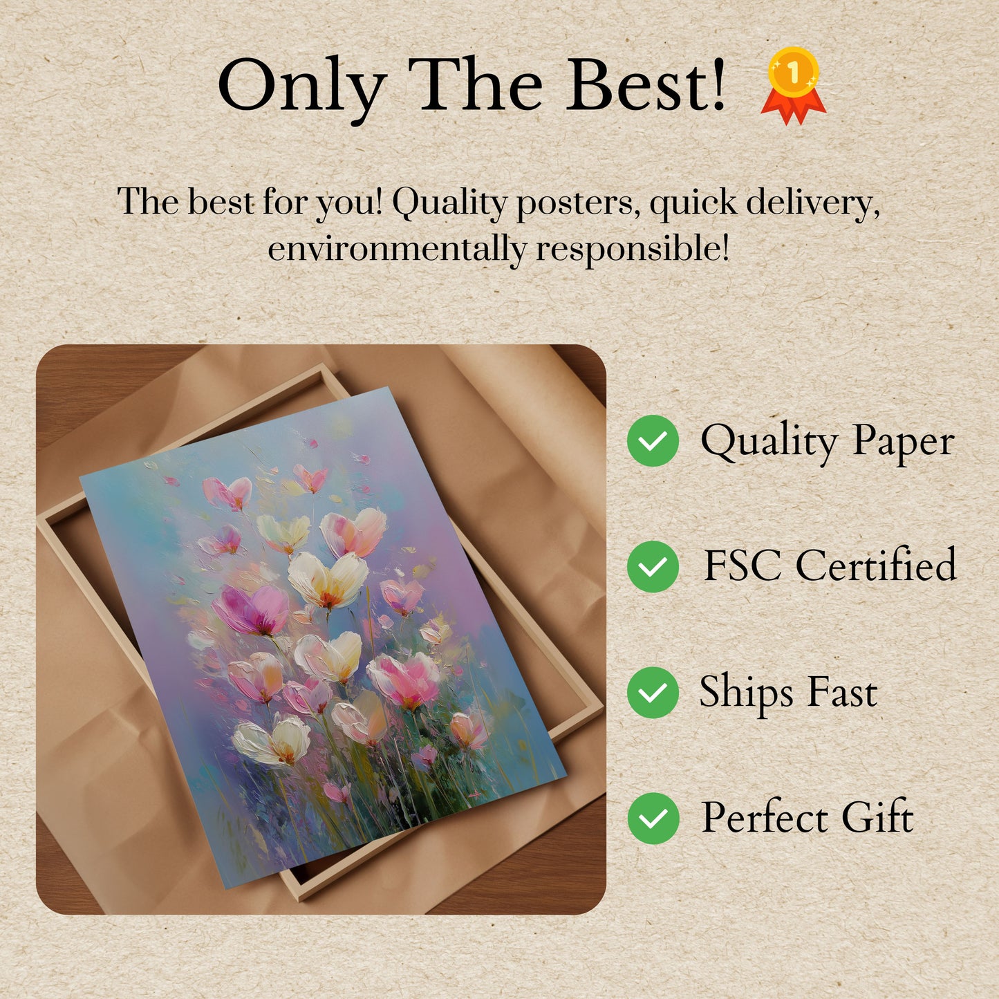 Poster di Fiori di Cosmos in Fiore