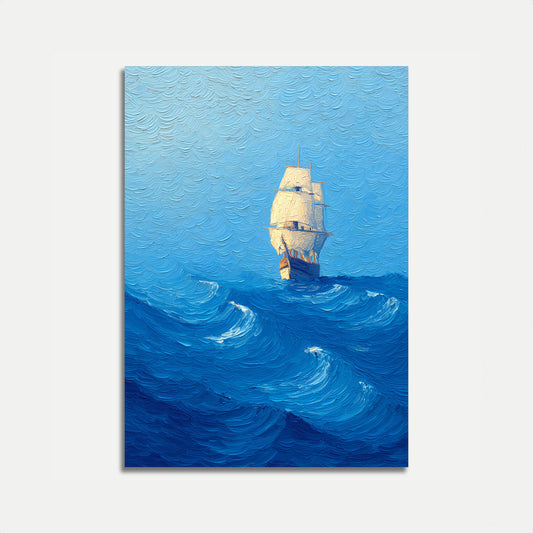 Sailing Seas of Tranquility Poster