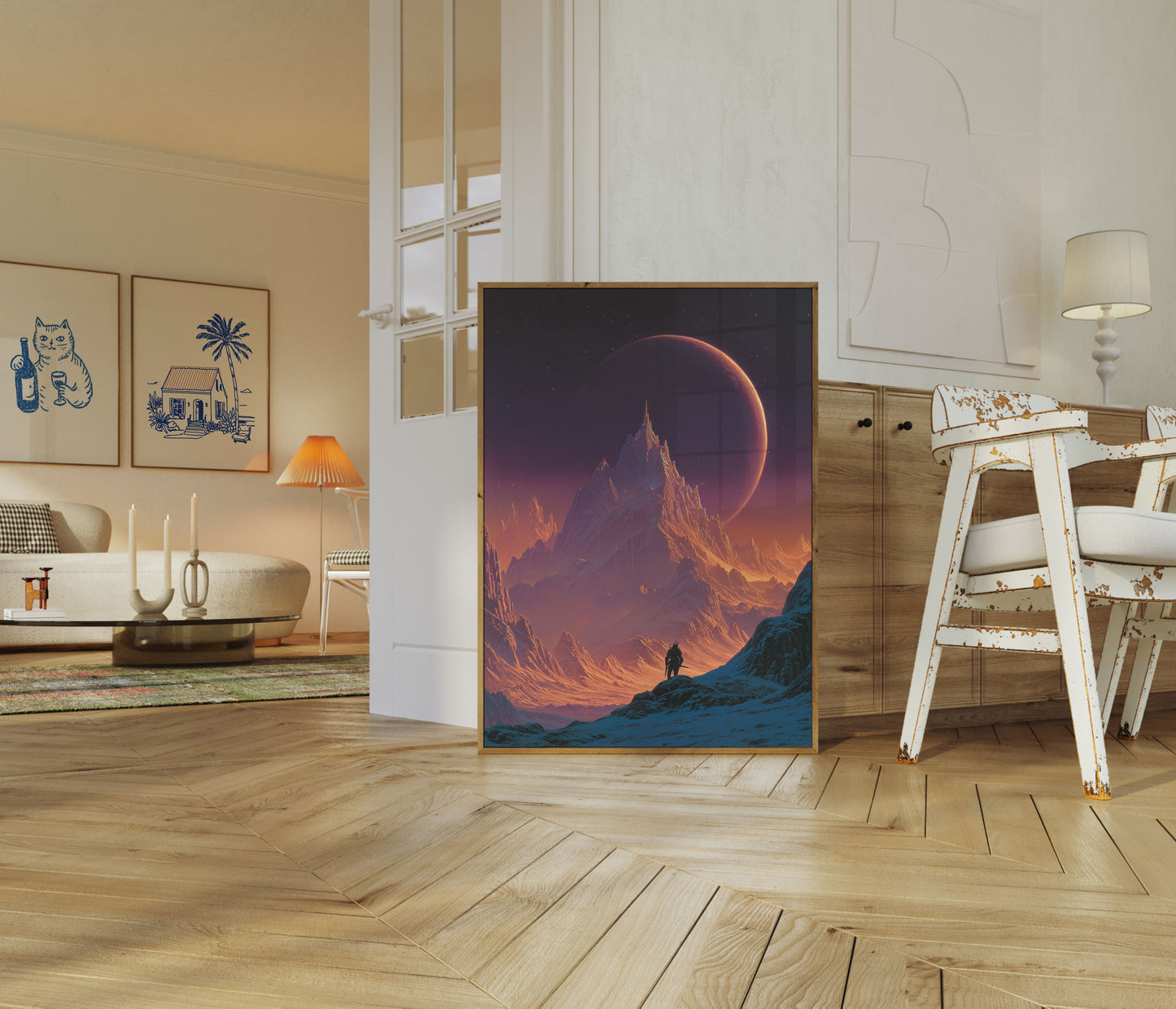 Cosmic Expedition Alien World Poster