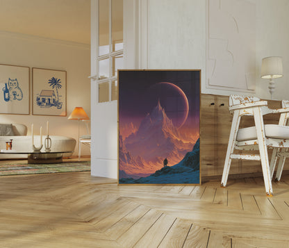 Cosmic Expedition Alien World Poster