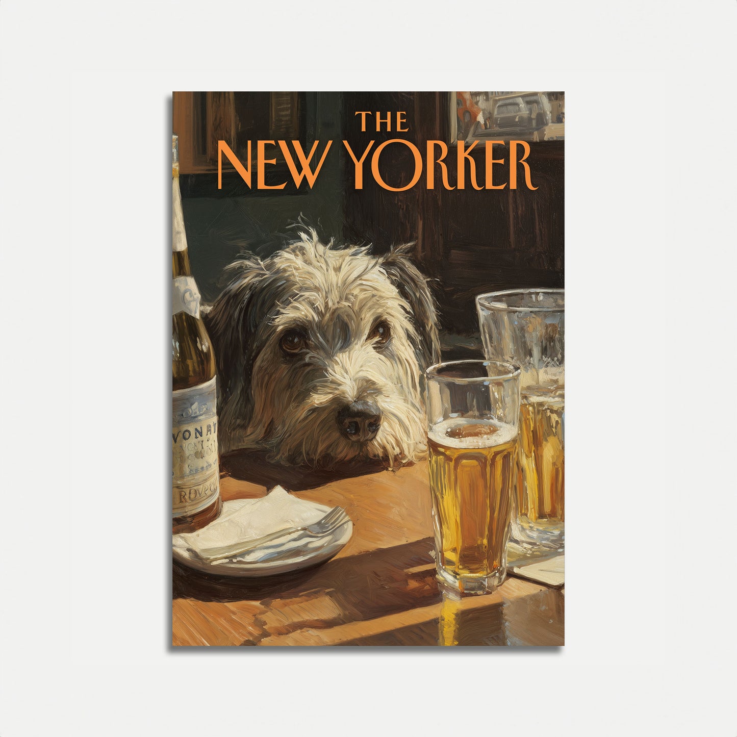 Shaggy Dog New Yorker Poster