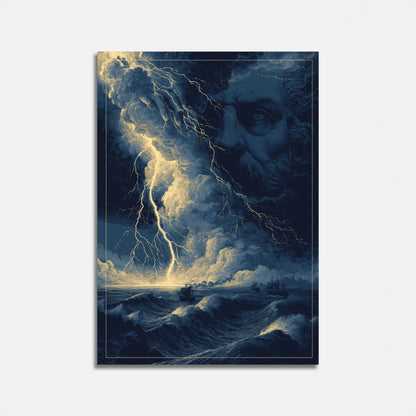 Zeus Storm Lightning Poster