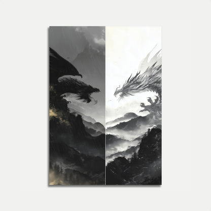 Póster de Dragones de Luz y Sombra