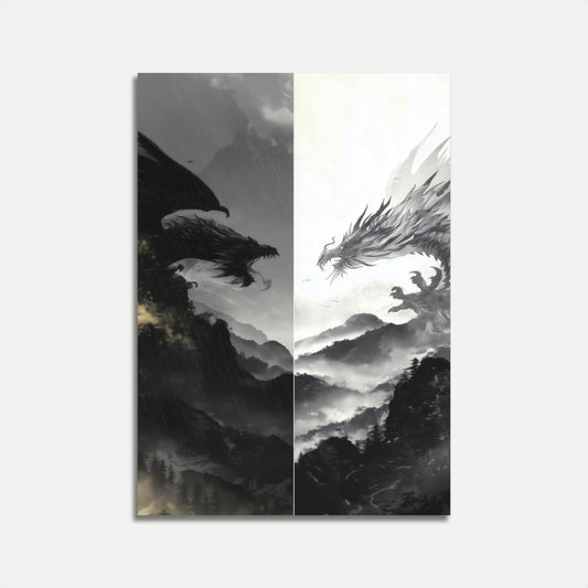 Póster de Dragones de Luz y Sombra