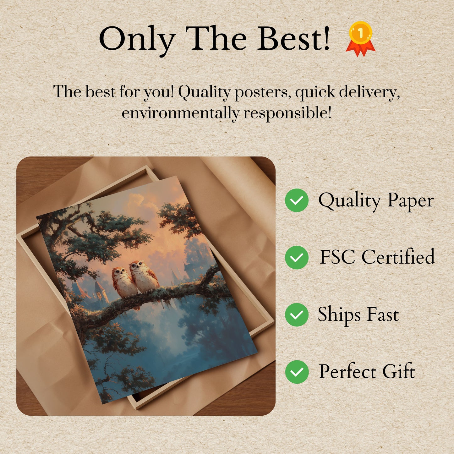 Mystic Owl Companions Poster