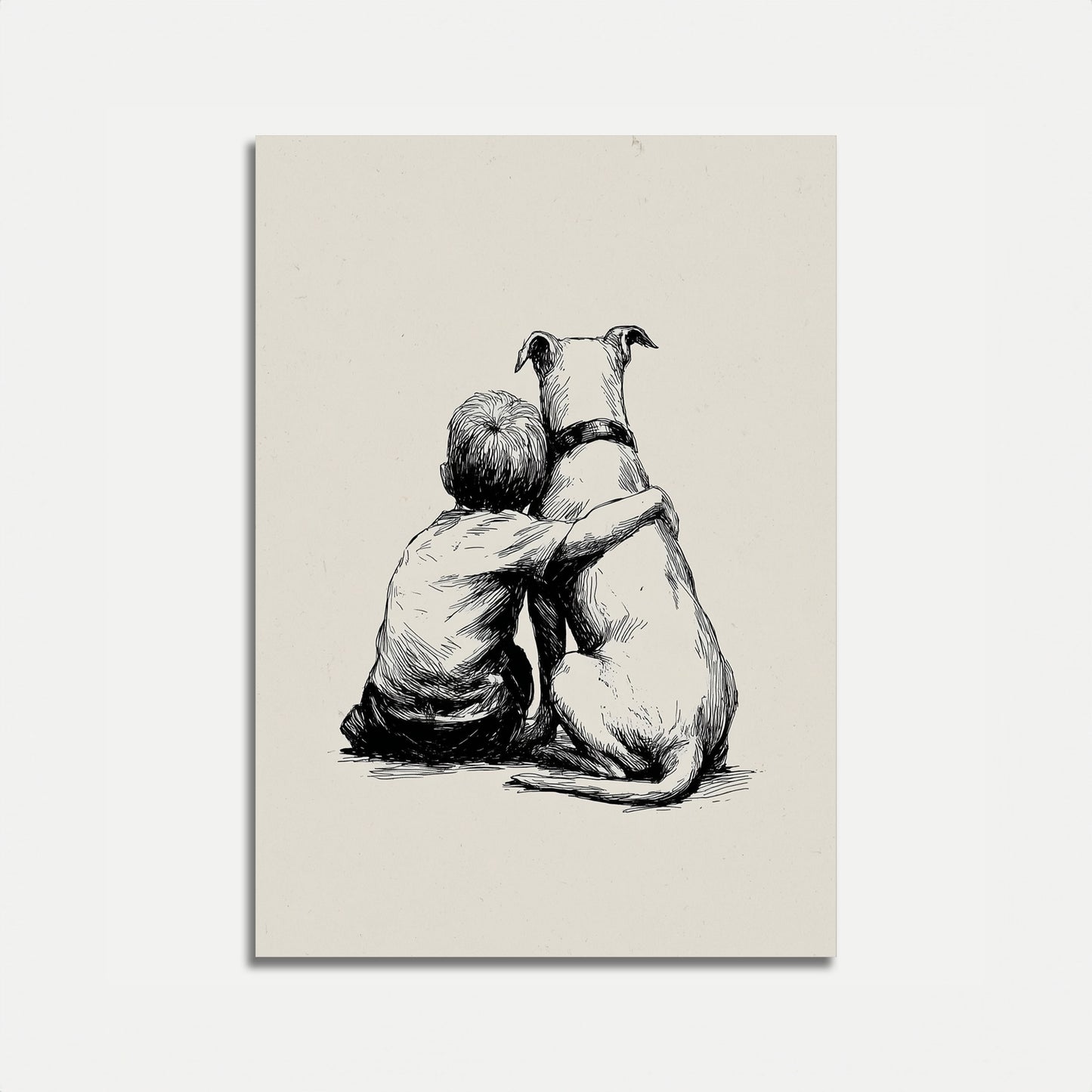 Loyal Companion Embrace Poster