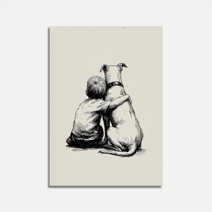 Loyal Companion Embrace Poster