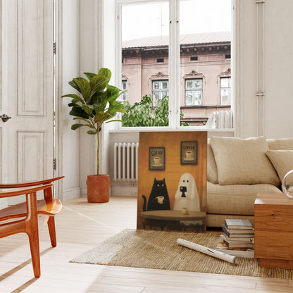 Ghostly Coffee Companions Poster