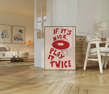 Vinyl Music Love Poster