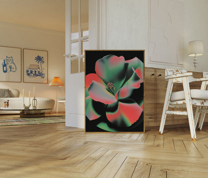 Ethereal Botanical Gradient Poster