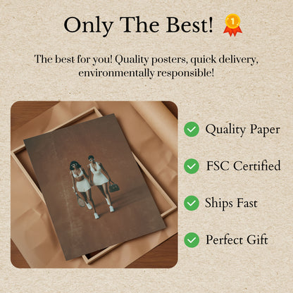 Tennis Elegance Synchronicity Poster