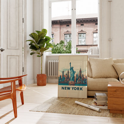 New York City Skyline Poster