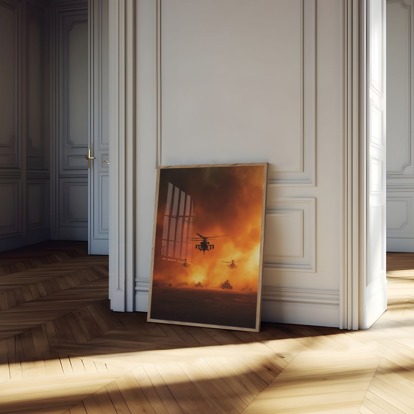 Helvedes Slagmark Militærplakat