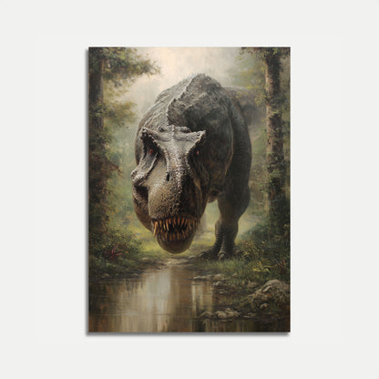 Póster del guardián del bosque prehistórico