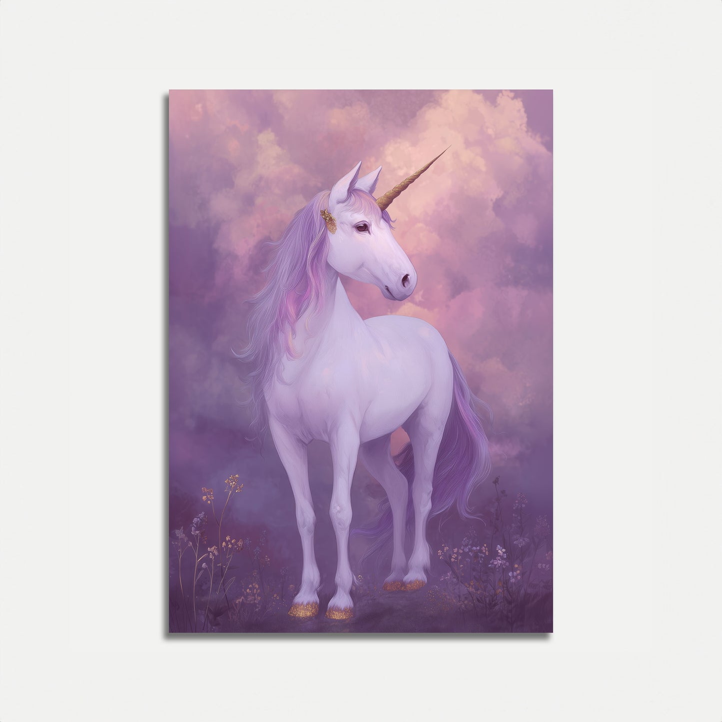 Poster Fantasy dell'Unicorno Magico