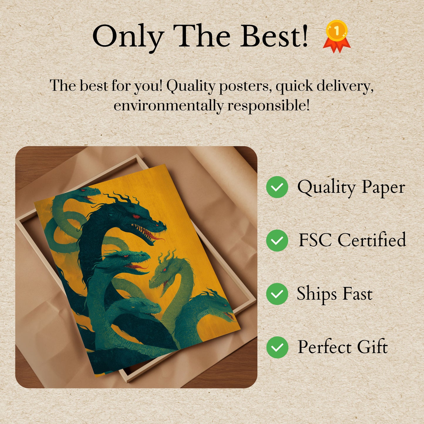 Póster del Enjambre del Dragón Esmeralda