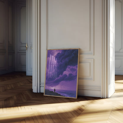 Cartaz de Observação de Tempestade Solitária