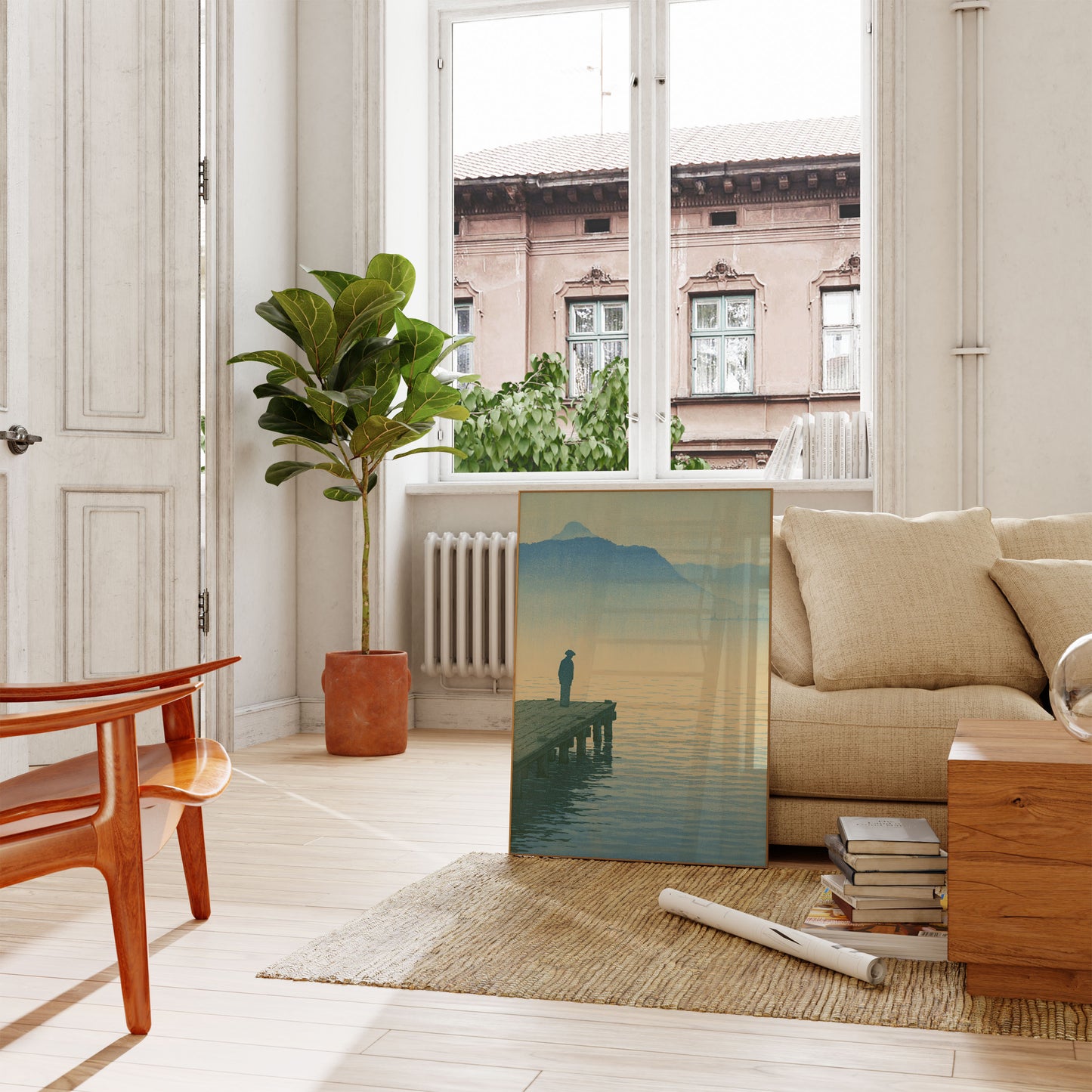 Afstand ved Bjerget Plakat