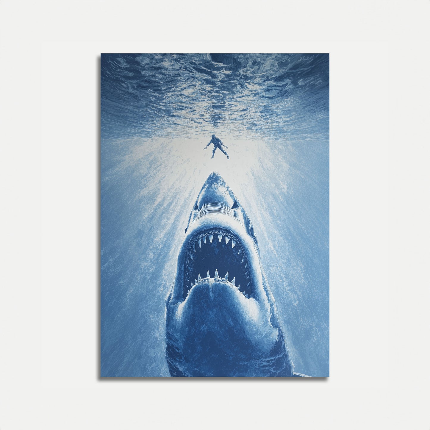 Shark Attack Underwater Poster