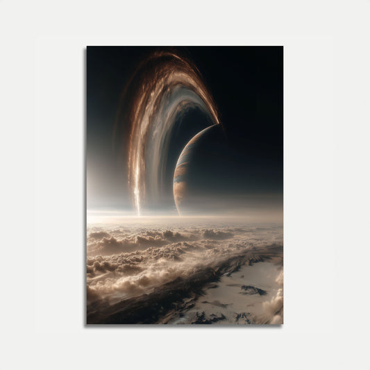 Cosmic Planetary Majesty Poster