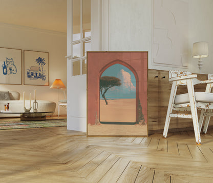 Desert Gateway Landscape Poster