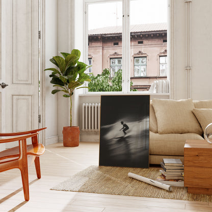 Blurred Motion Surfing Poster