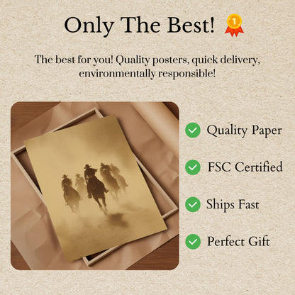 Riders of the Dusty Horizon Poster