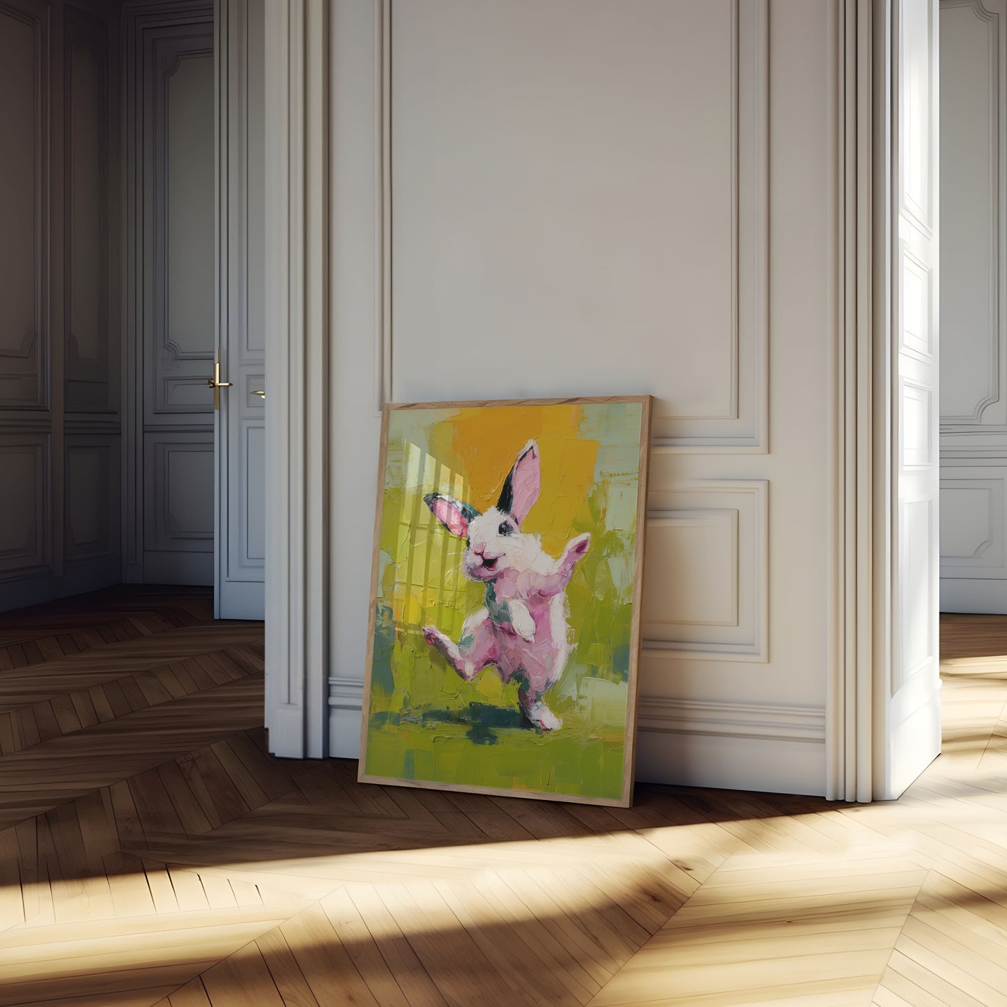 Dansende Bunny Hop Poster