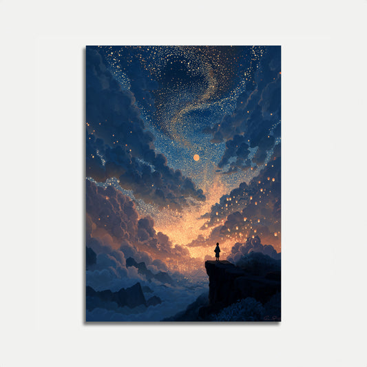 Starry Night Dreamer Poster
