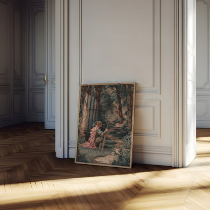 Medieval Forest Knight Poster