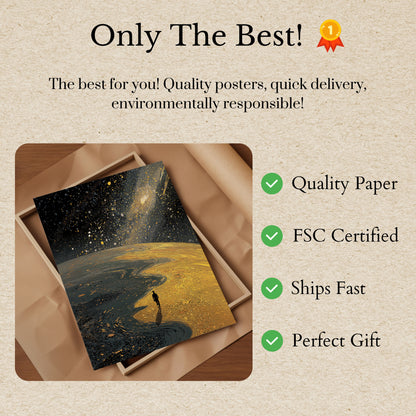 Cosmic Journey Solitude Poster