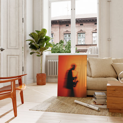 Blurred Jazz Saxophone Poster