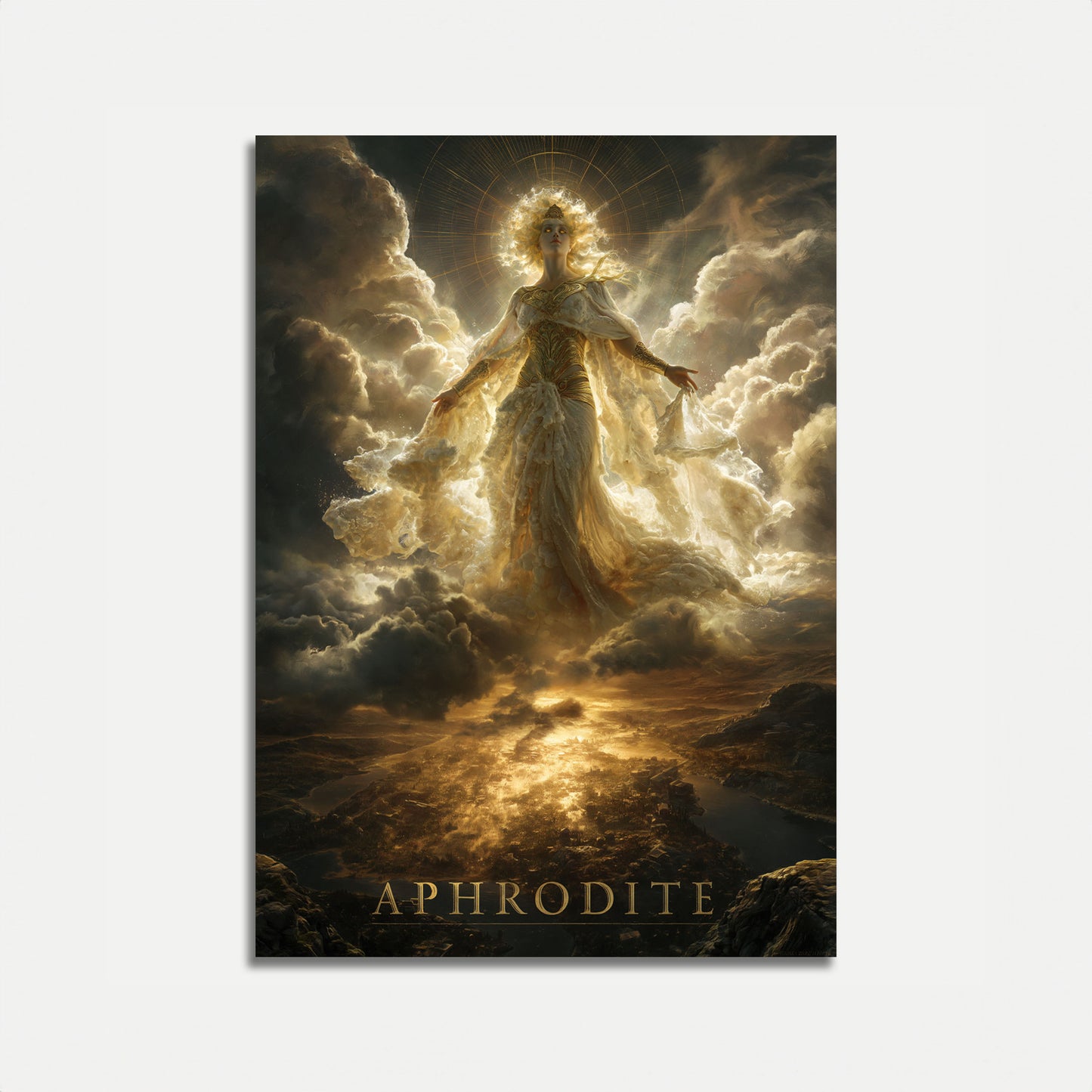 Aphrodite Goddess Divine Light Poster