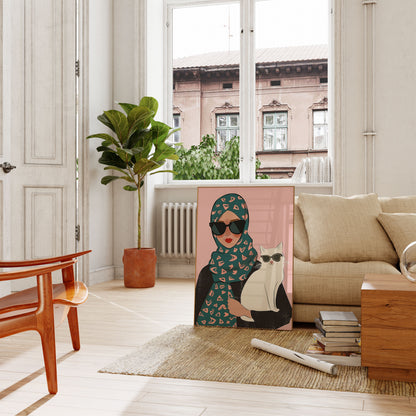 Cool Cats and Sunglasses Poster