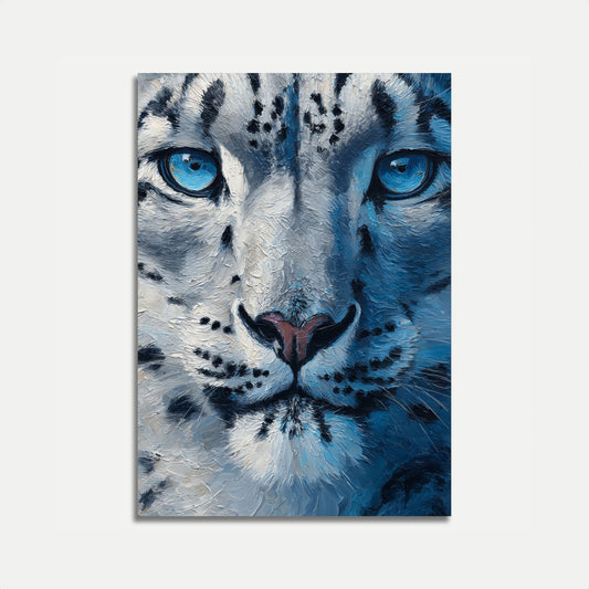 Arctic Snow Leopard Eyes Poster