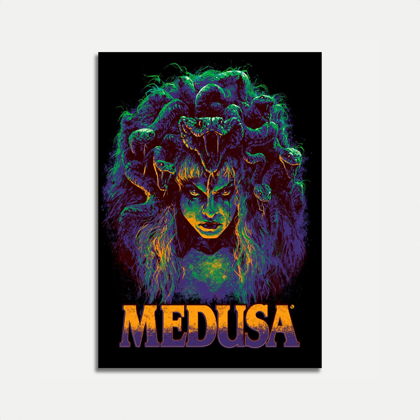 Medusa Mytologisk Væsen Plakat