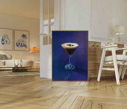 Espresso Martini Elegance Poster