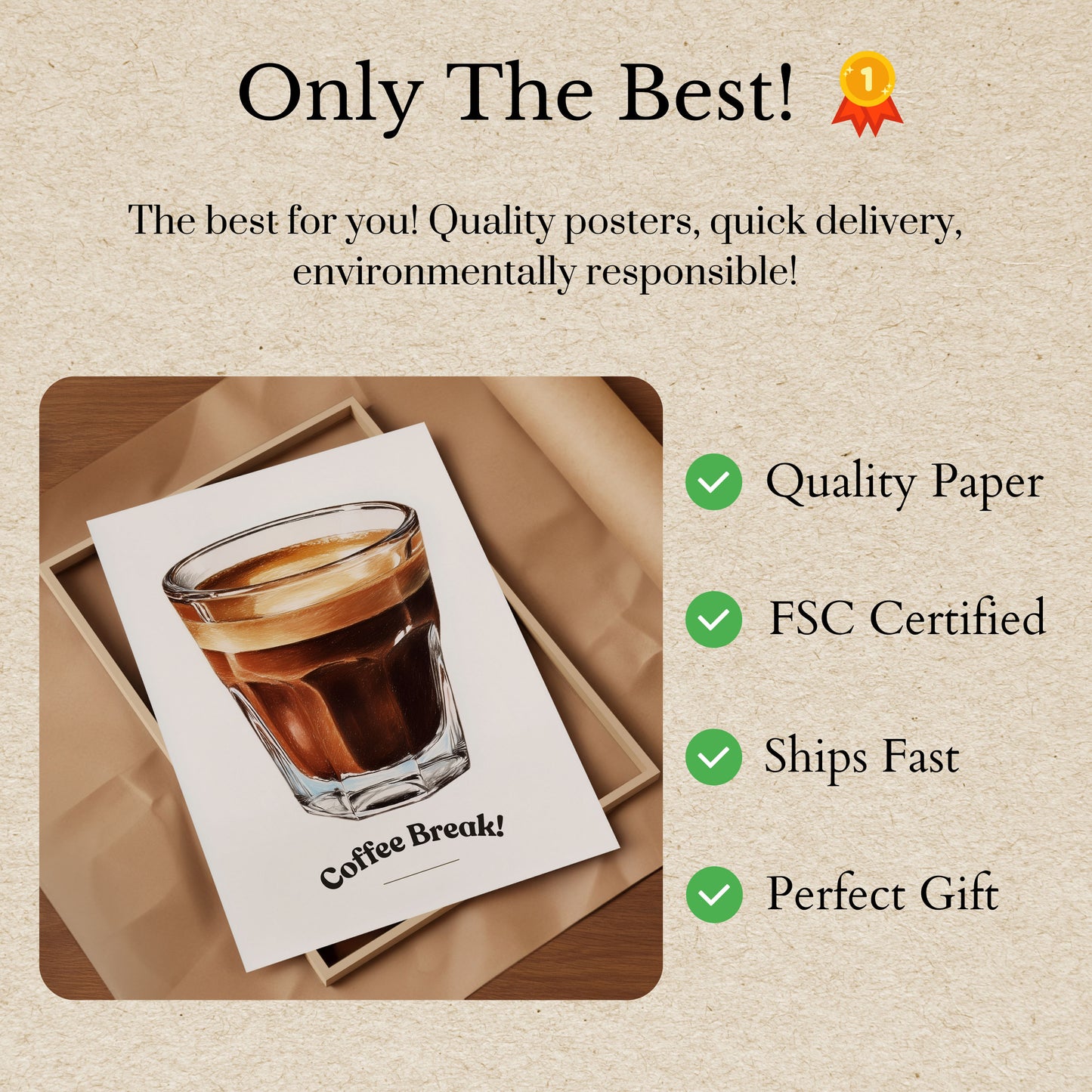 Espresso Coffee Break Poster