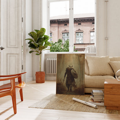 Vikingkrijger Bosposter